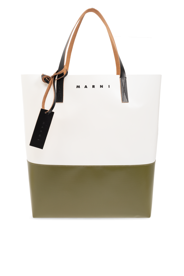 SchaferandweinerShops KY - White 'Tribeca' shopper bag Marni